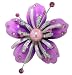 Jewelry : Lavender Pearlflower Pin Brooch