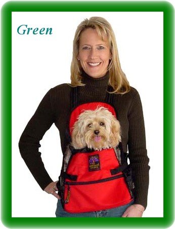 GREEN - Outward Hound Pet-a-Roo Carrier