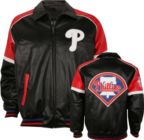 Philadelphia Phillies Varsity Faux Leather Jacket