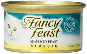 Fancy Feast Classic Seafood Feast, 3-Ounce Cans (Pack of 24)