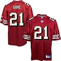 Frank Gore Jersey: Reebok Red Replica #21 San Francisco 49ers Jersey