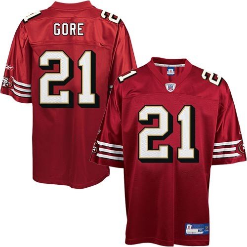 Frank Gore San Francisco 49ers Red NFL Replica Jersey
