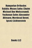 Produkt-Bild: Hungarian Orthodox Rabbis: Moses Sofer, Chaim Michael Dov Weissmandl, Yochanan Sofer, Alexander Altmann, Mordecai Benet, Ignatz Lichtenstein