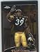 2009 Topps Chrome Football Card # 64 Willie Parker Pittsburgh Steelers Mint Condition - Shipped In Protective ScrewDown Display Case!