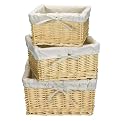 Whitney Design 3-pc. Set of Wicker Baskets - Willow