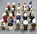 Lot of 20 men people minifigures toy