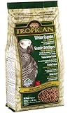 Tropican 1.8-Pound Lifetime Maintenance Parrot Granules, Standup Air Barrier Zipper Bag