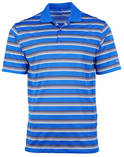 Nike Golf Mens Tech Vent Stripe Polo Shirt