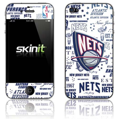 Skinit New Jersey Nets Historic Blast Vinyl Skin for Apple iPhone 4 / 4S