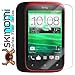 Skinomi TechSkin - HTC Desire C Screen Protector Ultra Clear Shield + Black Carbon Fiber Full Body Protective Skin + Lifetime Warranty