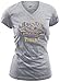 MJ Soffe NCAA LSU Tigers Women's Fitted College Logo V-Neck Tee, Medium