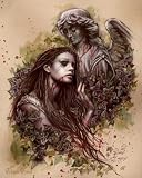 Victoria Frances (El Amor) Gold Wood-Mounted Art Poster Print - 16 X 20