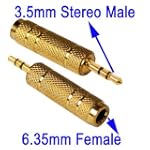 Stereo Jack Adapter Socket adattatore...