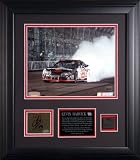 Kevin Harvick 8x10 Framed Photo w/Autographed Plate & Race-Used Tire