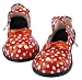 Adult Red Polka Dot Clown Shoes