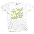 Answer Racing Deco Men's Short-Sleeve Casual Wear Shirt - White