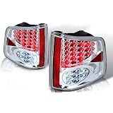 Chevy S10 Gmc Snoma 96-00 Isuzu Hombre Led Tail Light - Chrome Clear Performance by Restyling Ideas