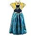 Girls Cinderella Princess Dress Anna Traveling Classic Costume Dresses