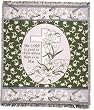 "The Lord Is Good" Easter Lily Cross Afghan Throw Blanket 50" x 60"