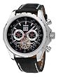 Perigaum Mens Stainless w/ Black Dial Navigator Watch