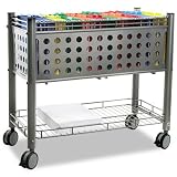 Vertiflex VF52000 Rolling File Cart,w/OpenTop,28-1/4 in.x13-3/4 in.x28 in.,Matte GY