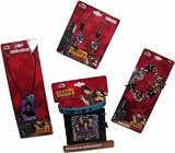 Camp Rock - The Jonas Brothers & Demi Lovato - Fashion Accessory Set - Wristband & Bracelet, Dangle Earrings, Charm Bracelet, & Charm Necklace