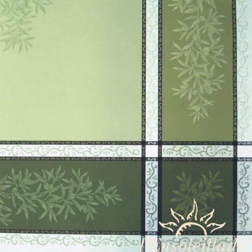 Olives Cotton Jacquard Napkin - Green, Set of 2