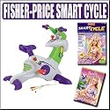 Fisher Price K5054 Smart Cycle with Physical Learning Arcade Barbie Fairytopia Software Game and Barbie As Rupunzel DVD Bundle