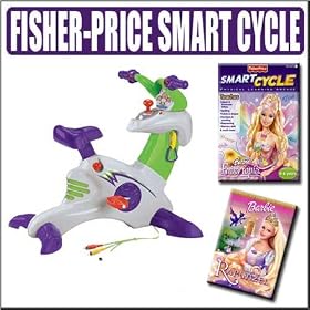 Fisher Price K5054 Smart Cycle with Physical Learning Arcade Barbie Fairytopia Software... by 