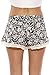 Just Love Robe / Robes for Women,Black/Cream Floral,Large,Black/Cream Floral,Large