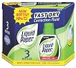 Liquid Paper Fast Dry Correction Fluid, 3 Pack(5643115)