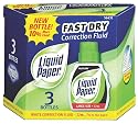 Liquid Paper Fast Dry Correction Fluid, 3 Pack(5643115)