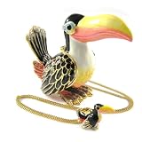 Coffret &agrave; Bijoux "Toucan" + bijou