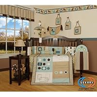 Boutique Brand New GEENNY Baby Boy Artist 13PCS CRIB BEDDING SET