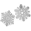 Silver Snowflake Cutouts