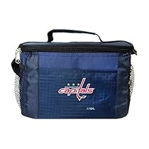 New NHL Hockey 2014 Team Color Logo 6 Pack Lunch Tote Bag Cooler - Pick Team (Washington Capitals)

