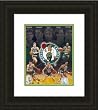Boston Celtics Framed Big Five Photo NBA Basketball