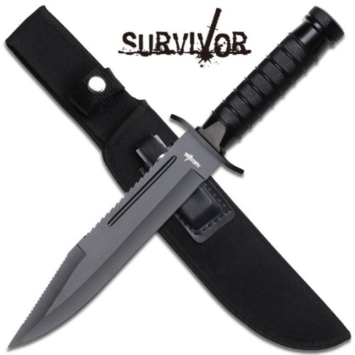 Survivor Survival HK-8876B Knife 14.25-Inch Overall Survivor Survival HK-8876B Knife 14.25-Inch Overall Hunting Knives