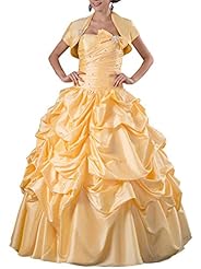 Strapless Taffeta  Wrap Crystal  Ball Gown  Dress