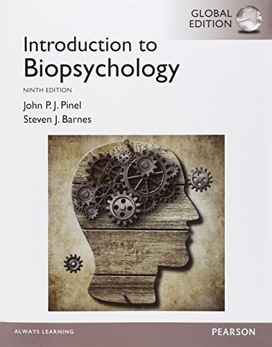 Introduction to Biopsychology Global 9th revise edition by Pinel, John P. J. (2014) Paperback