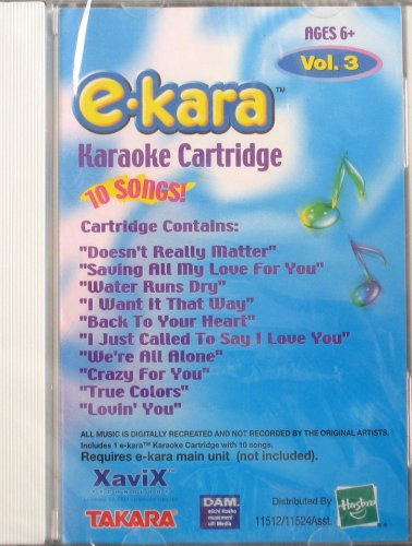 E-Kara Karaoke Cartridge: Vol 3