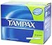 Tampax Cardboard Applicator Tampons, Super Absorbency, Unscented, 54 Count - Pack of 2 (108 Total Count)