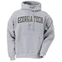 Nike Georgia Tech Yellow Jackets Ash Classic Hoody Sweatshirt
