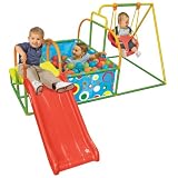 Toddler Swing Set, Slide & Ball Pit Activity Gym