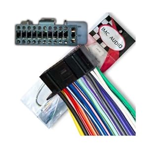 Amazon.com: 22 Pin Wire Harness for Kenwood DDX KVT DNX ... kenwood ddx616 wiring diagram 