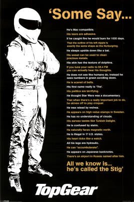 Top Gear, Some Say, The Stig, TV Poster Print
