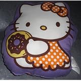 Hello Kitty with a Donut Pillow