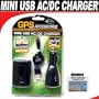 Mini USB AC/DC Charger For The Garmin Nuvi 205, 255T, 265T, 500, 550, 755T, 765T, 850, 885T, 880 GPS Systems