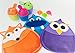 Toy Organizer Bag and a Rinse Cup in 3 Lovely Variations.the Best Practical Bathtime Gift Set for Your Child. Purple/pink. Orange/green. Blue/pink (orange)
