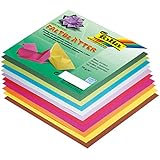 Global Art Folia 6-Inch by 6-Inch Origami Paper, 10 Colors, 500-Pack